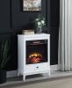 ACME Hamish Fireplace in White Finish AC00850