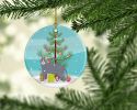 NEW Don Sphynx Cat Christmas Ceramic Ornament Christmas Tree Hanging Decorations for Home Christmas Holiday, Party, Gift, 3 in, Multicolor