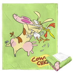 Cartoon Network's Cow and Chicken Silk Touch Throw Blanket, 50" x 60", Strange Siblings