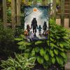 Werewolves Spooky Halloween Garden Flag Mailbox Flag Decorative Yard Flag Banner Outside Patio Artwork Yard Flower Beds, Garden Size, Multicolor