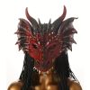 1pc Party Masquerade Cosplay Dragon Mask Halloween Easter Performance Props Mask PU Material Mask