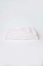 Omne Sleep 5-Piece White Bamboo Split California King Hypoallergenic Sheet Set