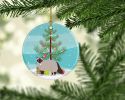 NEW Birman Cat Christmas Ceramic Ornament Christmas Tree Hanging Decorations for Home Christmas Holiday, Party, Gift, 3 in, Multicolor